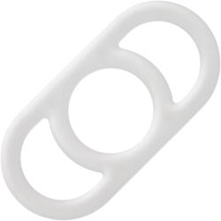 CalExotics Alpha Liquid Silicone Commander Ring White