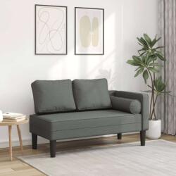 vidaXL Sarokkanapé - Sötétszürke - 116, 5x62x57, 5cm (4007580)