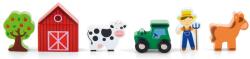 Viga Toys Set din lemn Viga - Ferma cu accesorii (50812) Figurina