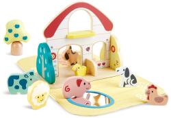 Hape Set de joc HaPe International - Fermă, cu cifre (H8538) Figurina