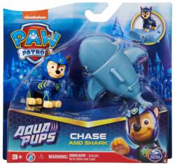 PAW Patrol Set de joacă Spin Master Paw Patrol - Aqua Chase cu rechinul (6066149) Figurina