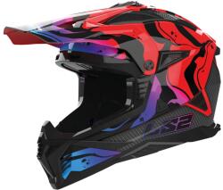 LS2 MX708 Fast II Wash motocross bukósisak vörös