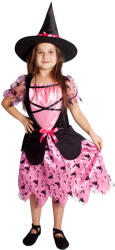 Rappa Costum de vrăjitoare roz (M) e-obal (RP231504) Costum bal mascat copii