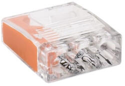 BEMKO E00-PM23-100 3-as, max. 2, 5mm2, 100db/csomag vezetékösszekötő (E00-PM23-100)