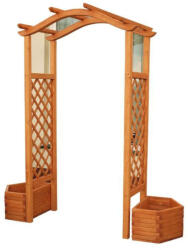 Komforttéka Kerti Fa Pergola - Virágtartóval - 90x50 cm
