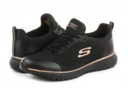 Skechers fekete arany női cipő, munkavédelmi 35-42