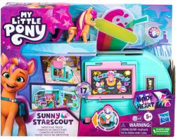 Hasbro Set de joaca, My Little Pony, Rulota de Smoothie a lui Sunny Starscout Figurina