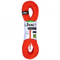 Beal szimpla kötél sportmászáshoz Karma 9, 8 mm, tömör narancs 40 m