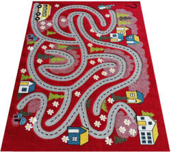 Dy. color kids 02 piros 150 x 200 cm szőnyeg (COKID-02-RED-150X200)