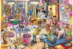 Jumbo 25018 - Wasgij Mystery - Kutyaszalon - 1000 db-os puzzle