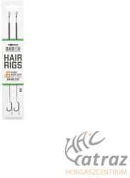 Korda Basix Hair Rigs Wide Gape BS Szakállnélküli Bojlis Előkötött Horog - 18lb Méret: 6 (KBX018)