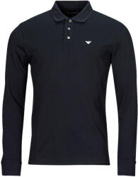 Giorgio Armani Tricou Polo manecă lungă Bărbați 8N1FQ0 Emporio Armani albastru IT M