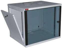 Lande LN-EUBOX12U5445-LG-1 EURObox 19" 12U 540x450 szürke fali rack szekrény (LN-EUBOX12U5445-LG-1)