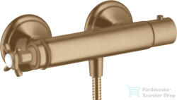 Hansgrohe Axor Montreux termosztátos zuhany csaptelep zuhanyszett nélkül, szálcsiszolt bronz 16261140 (16261140)