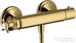 Hansgrohe Axor Montreux termosztátos zuhany csaptelep zuhanyszett nélkül, polírozott arany hatású 16261990 (16261990)