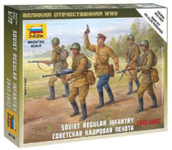 Zvezda Soviet Regular Infantry /1941-42/ 1: 72 (6179) (6179_Z)
