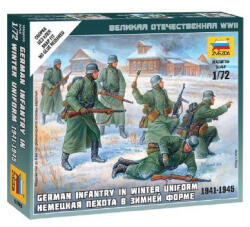 Zvezda German Infantry /Winter uniform/ 1: 72 (6198) (6198_Z)