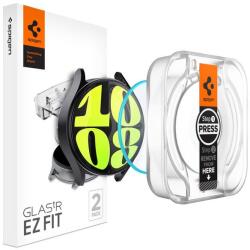 Spigen AGL08494 Samsung Galaxy Watch Spigen GlastR EZ Fit edzett üveg képernyővédő fólia, felhelyezést segítő kerettel, 2db-os csomag, átlátszó (AGL08494)