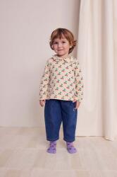 Bobo Choses baba pamut hosszú ujjú Cherry bézs, 224AB022 - bézs 86