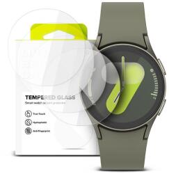 Ringke RING0405 Samsung Galaxy Watch 4 / 5 / 6 / 7 (44MM) Ringke Karcálló, ütésálló kijelzővédő üvegfólia, 9H tempered glass, törlőkendővel, 4 db-os csomag, átlátszó (RING0405)