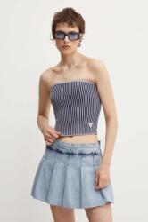 Guess Originals top női, nyitott hátú, sötétkék, W4YR27 Z1090 - sötétkék L