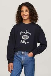 Tommy Hilfiger gyerek felső sötétkék, nyomott mintás, KG0KG08038 - sötétkék 122