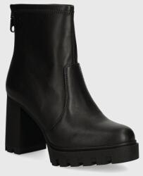 Calvin Klein Jeans bokacsizma HEEL PLATFORM ZIP BOOT MG NAPPA fekete, női, magassarkú, YW0YW01546 - fekete Női 36