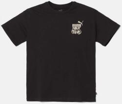 PUMA gyerek pamut póló ESS+ MID 90sphic Tee fekete, 681874 - fekete 128