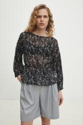 ANSWEAR felső fekete, női, mintás - fekete M - answear - 6 190 Ft