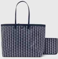 Lacoste kézitáska sötétkék - sötétkék Univerzális méret - answear - 68 990 Ft