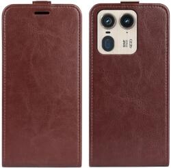  Husă rabatabilă pentru Motorola Edge 50 Ultra maro