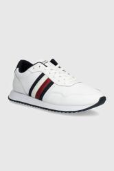 Tommy Hilfiger bőr sportcipő RUNNER EVO LTH MIX ESS fehér, FM0FM05121 - fehér Férfi 42