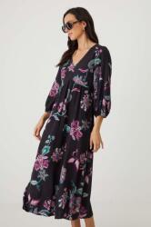 MEDICINE ruha fekete, midi, harang alakú - fekete XS - answear - 12 990 Ft
