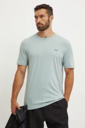 HUGO pamut póló szürke, férfi, sima, 50466158 - szürke XXL - answear - 18 990 Ft