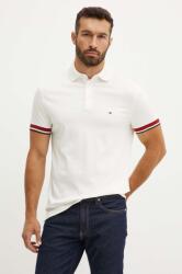 Tommy Hilfiger pamut póló bézs, sima, MW0MW35588 - bézs M