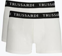 Trussardi Set 2 perechi boxeri cu logo, Alb (FI-TRU2UTR02_BI01WHIT_2XL)