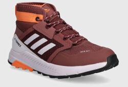 adidas TERREX gyerek cipő TERREX TRAILMAKER MID R. RDY bordó, ID0925 - burgundia 31