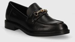 Vagabond Shoemakers bőr mokaszin AMINA fekete, női, lapos talpú, 5801-001-20 - fekete Női 40