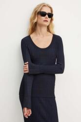 HUGO BOSS pulóver könnyű, női, sötétkék, 50518357 - sötétkék M