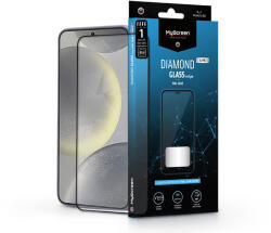 MyScreen Samsung SM-S921 Galaxy S24/S25 edzett üveg képernyővédő fólia - MyScreenProtector Diamond Glass Lite Edge2.5D Full Glue - fekete - rexdigital