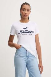 Hollister Co Hollister Co. pamut póló női, fehér, KI357-3284 - fehér XXS