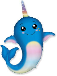 Flexmetal Fólia lufi, mini forma, egyszarvú halacska