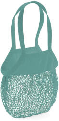 Westford Mill Uniszex organikus válltáska Westford Mill Organic Cotton Mesh Grocery Bag Egy méret, Sage Green
