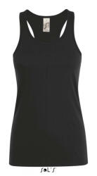 SOL'S Női trikó SOL'S SO01826 Sol'S Justin Women - Racerback Trikó -XS, Deep Black