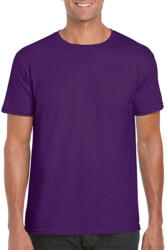 Gildan Férfi póló Rövid ujjú Gildan Softstyle Ring Spun T-Shirt - S, Lila