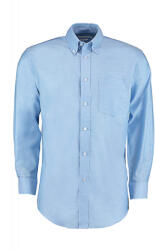 Kustom Kit Férfi hosszú ujjú Ing Kustom Kit Classic Fit Workwear Oxford Shirt L, Világos kék