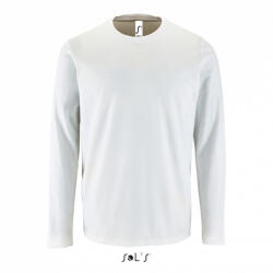 SOL'S Férfi póló SOL'S SO02074 Sol'S Imperial Lsl Men - Hosszú Ujjú póló -2XL, White