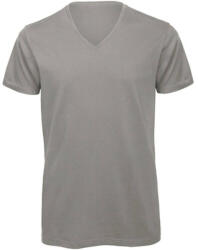 B and C Férfi rövid ujjú póló B&C Inspire V/men T-Shirt -M, Világos szürke