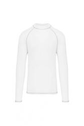 Proact Férfi póló Proact PA4017 Men'S Technical Long-Sleeved T-Shirt With Uv protection -L, White