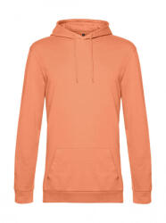 B&C Collection Férfi kapucnis hosszú ujjú pulóver B and C #Hoodie French Terry M, Melon Narancssárga